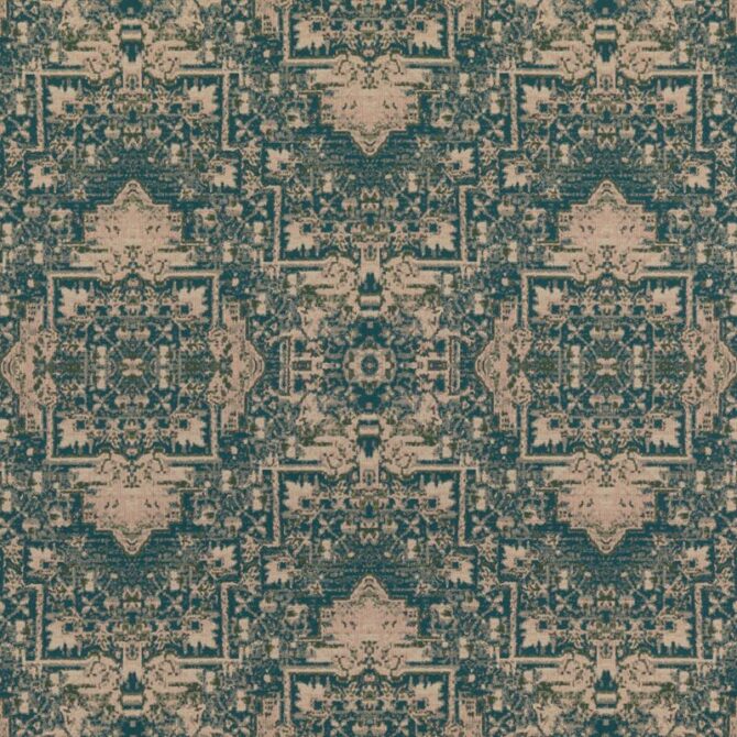 Mulberry Fabric FD782.R122 Faded Tapestry Teal