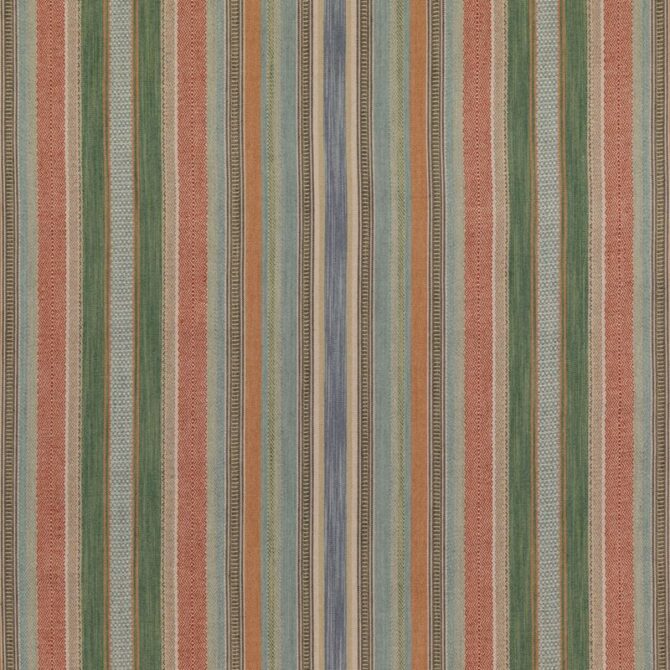 Mulberry Fabric FD784.T30 Rustic Stripe Spice