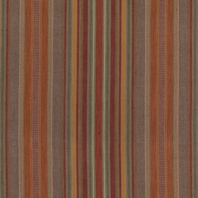 Mulberry Fabric FD784.V54 Rustic Stripe Red/Plum