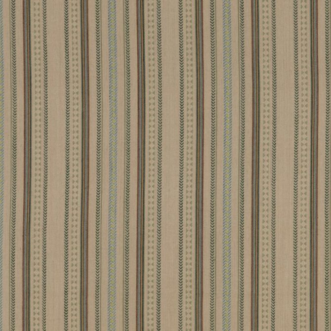 Mulberry Fabric FD788.R106 Racing Stripe Lovat