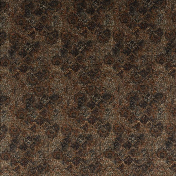 Mulberry Fabric FD286.T69 Bohemian Velvet Teal/Spice