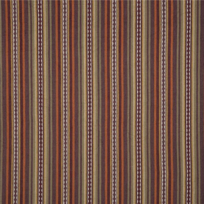 Mulberry Fabric FD731.V54 Dalton Stripe Spice/Plum