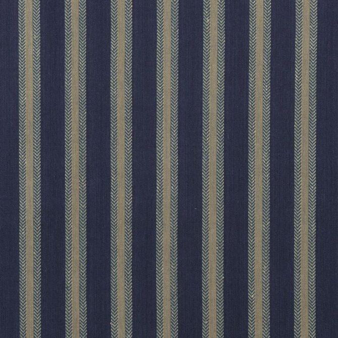 Mulberry Fabric FD760.H10 Chester Stripe Indigo